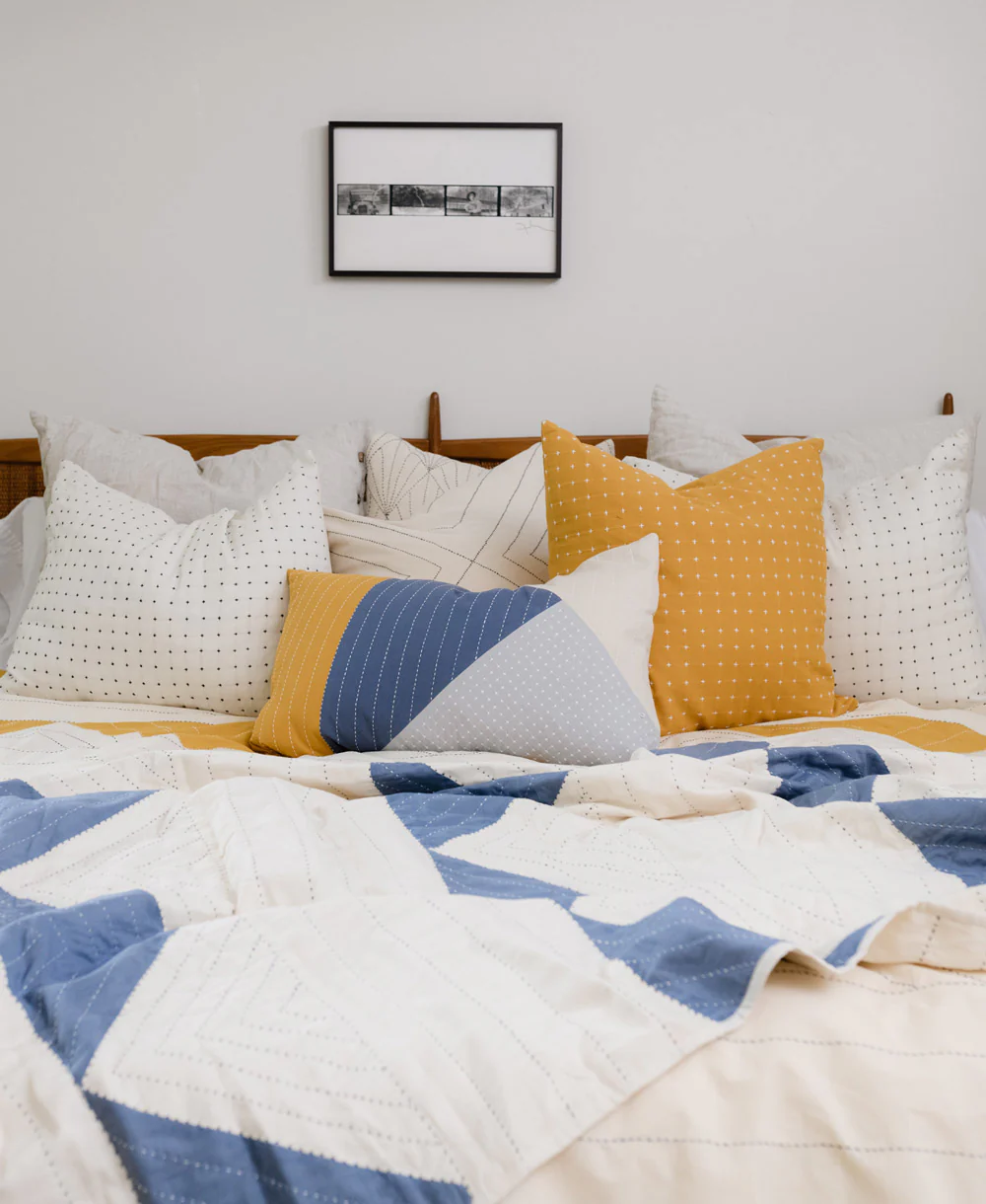 Asha Colorblock Lumbar Pillow - Image 4