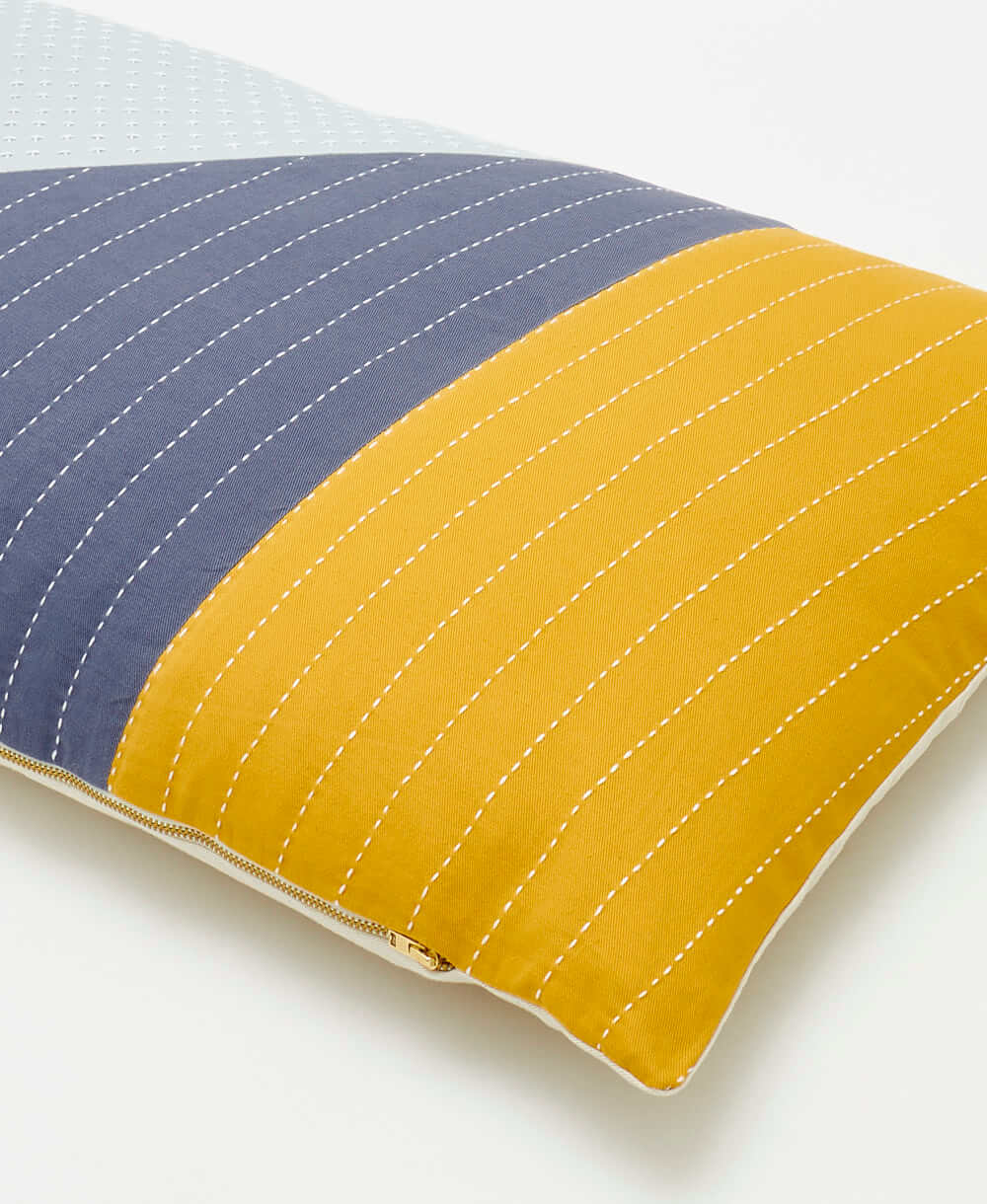 Asha Colorblock Lumbar Pillow - Image 5