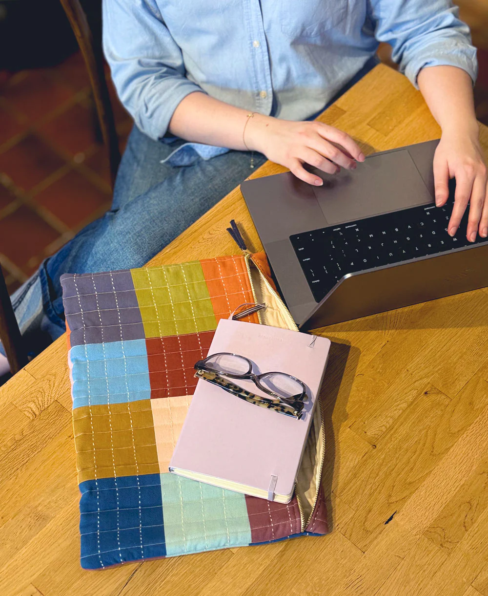 Checkered Laptop Sleeve - Mosaic - Image 5