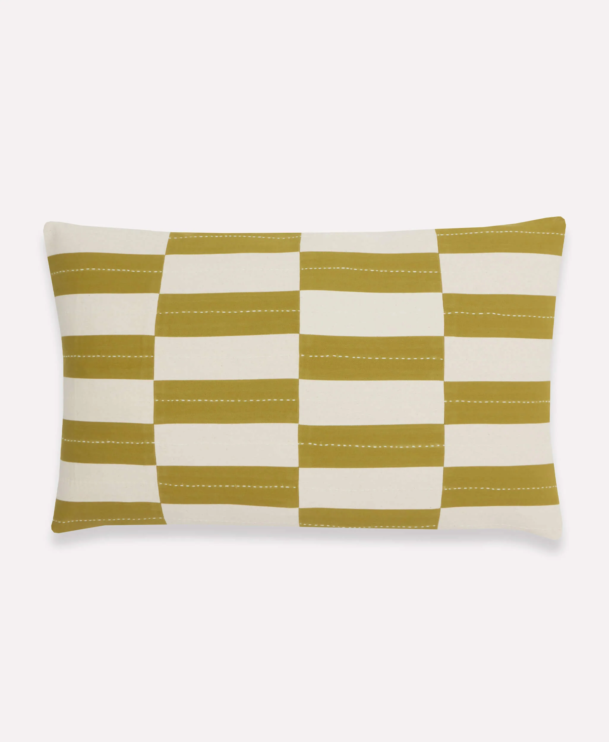 Checkered Lumbar Pillow - Image 11