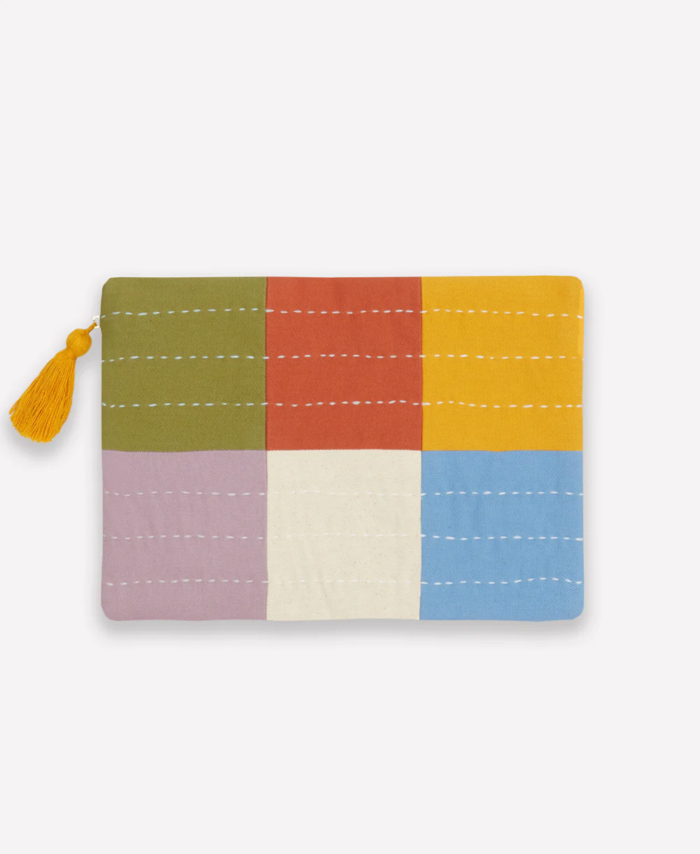 Checkered Pouch - Cloud - Image 6