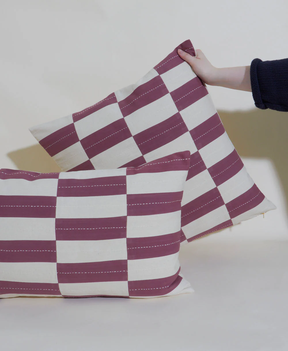 Checkered Throw Pillow - Image 18