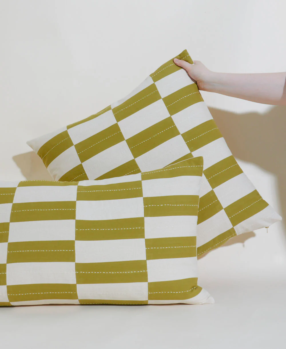 Checkered Throw Pillow - Image 6