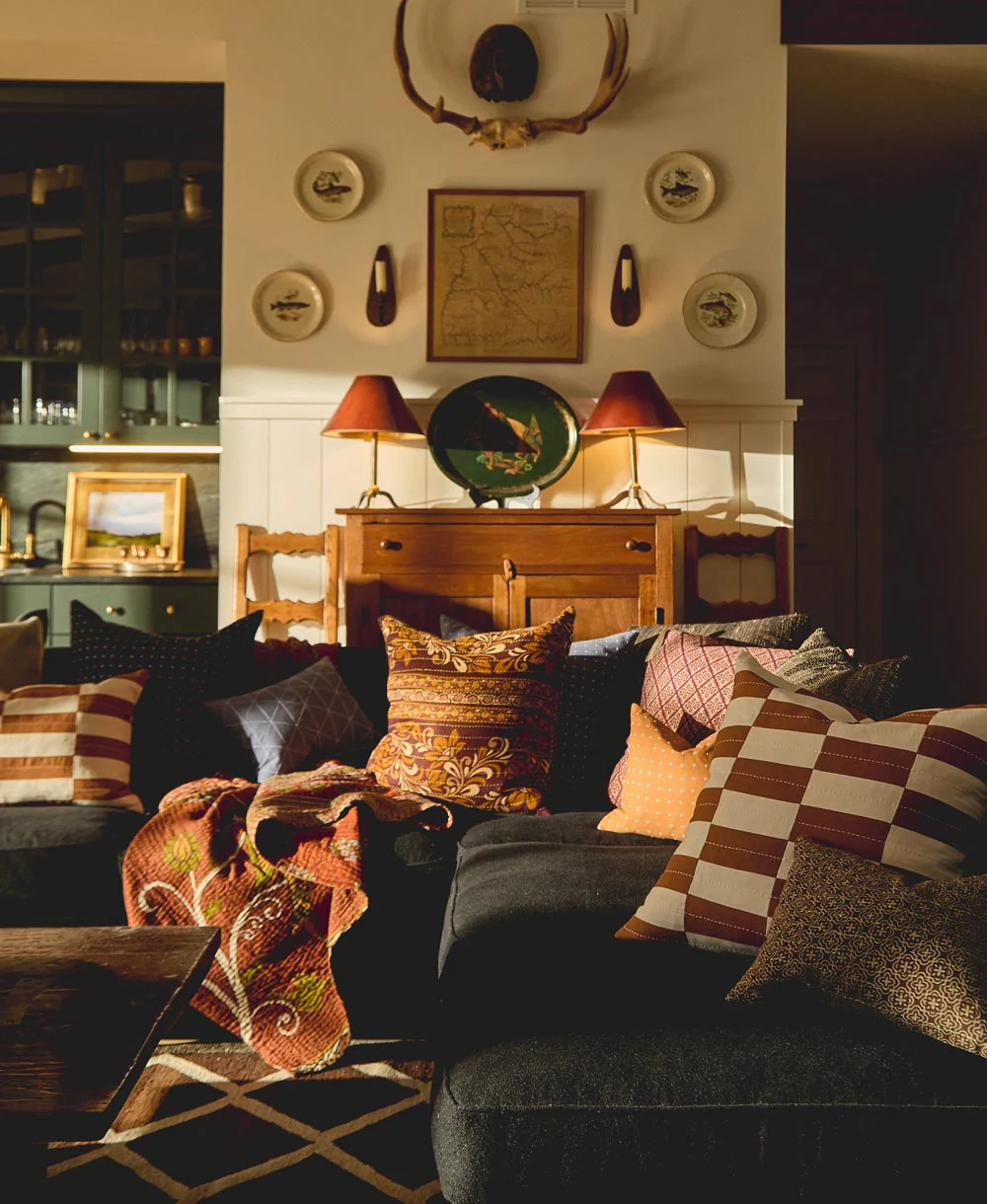 Checkered Throw Pillow - Image 3