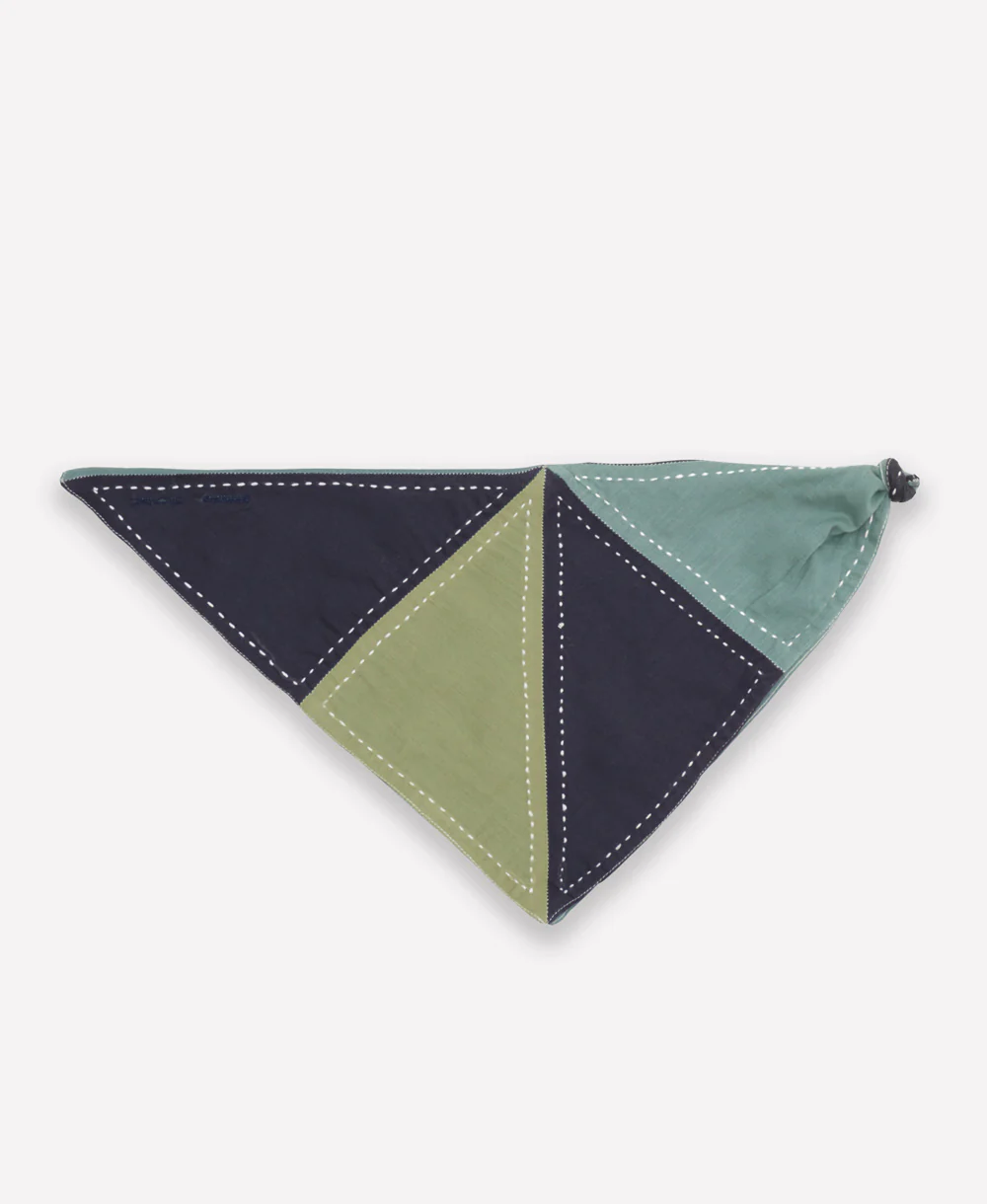 Colorblock Bandana Baby Bib - Image 4