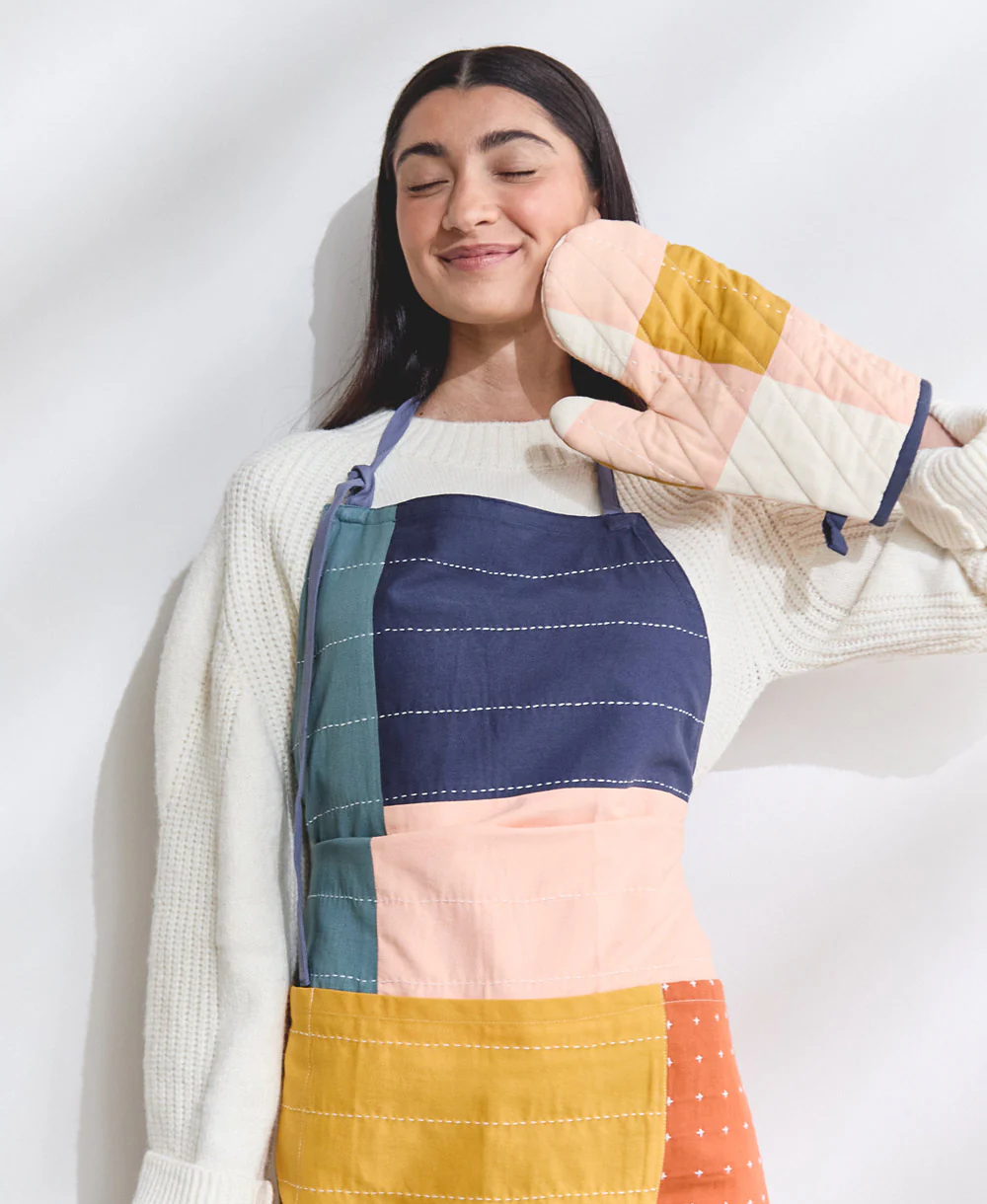 Colorblock Oven Mitt - Multi