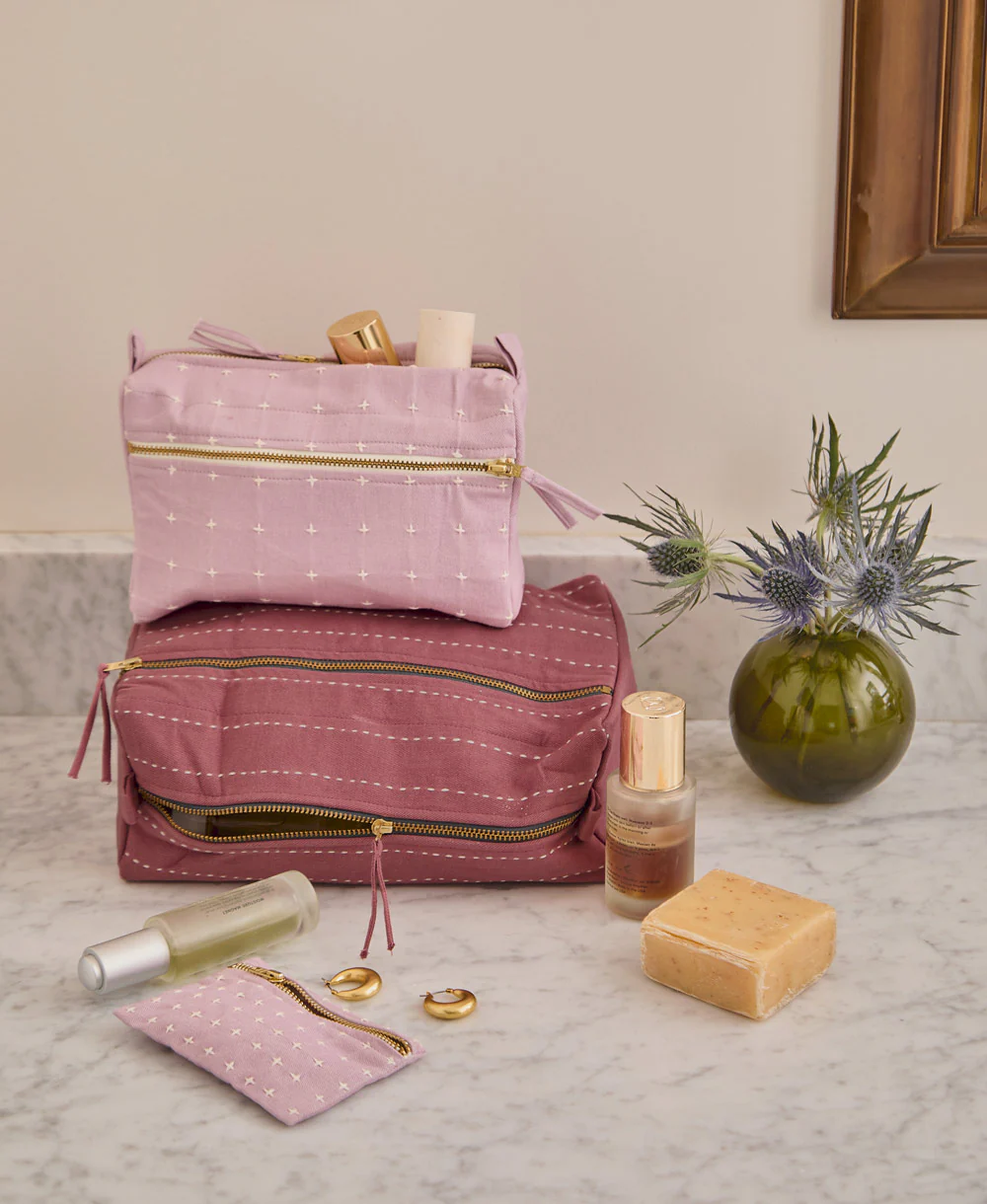 Cross-Stitch Medium Toiletry Bag - Image 3