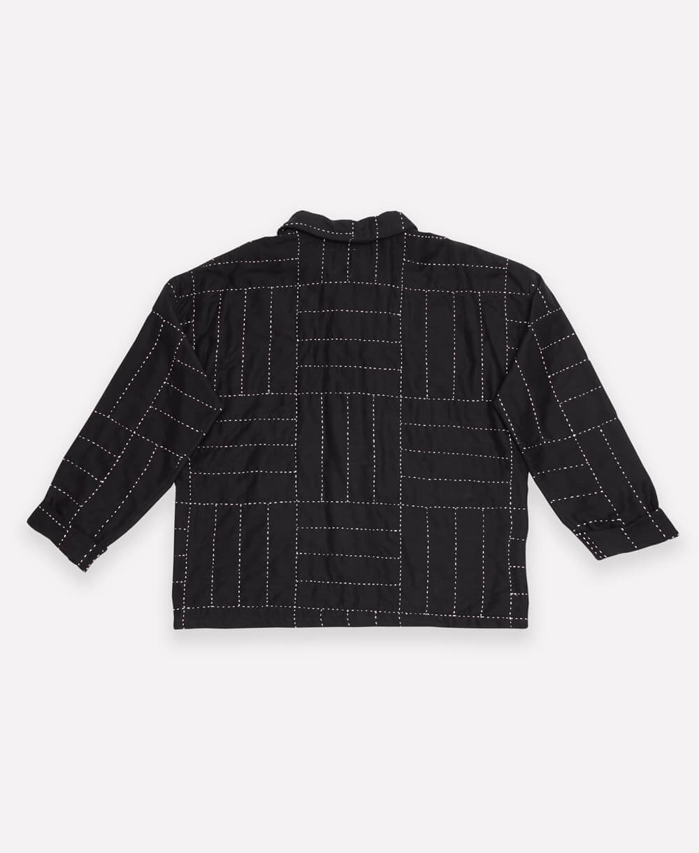 Crosshatch Quilted Chore Jacket - Image 5
