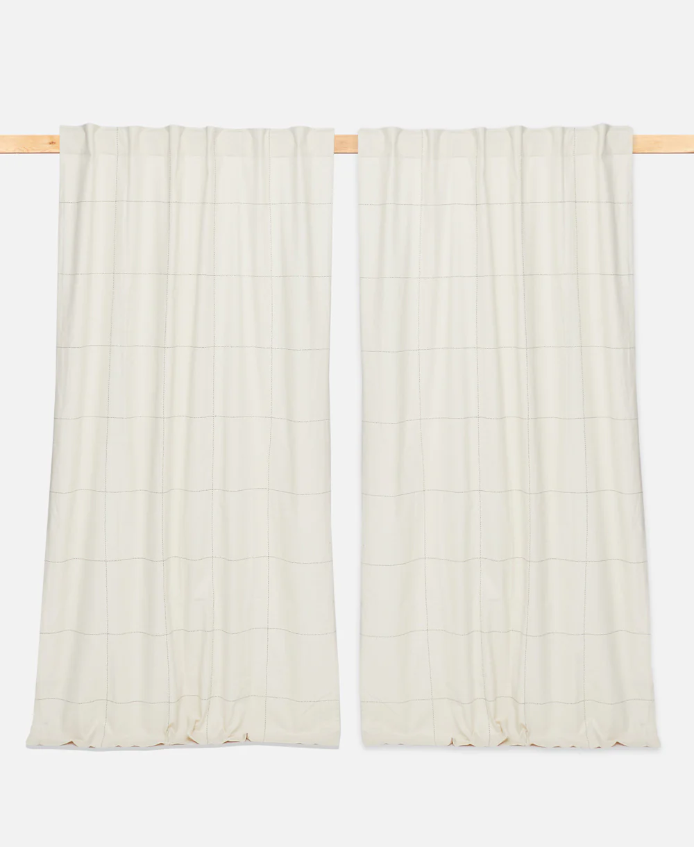 Grid-Stitch Curtain Panel - Image 5