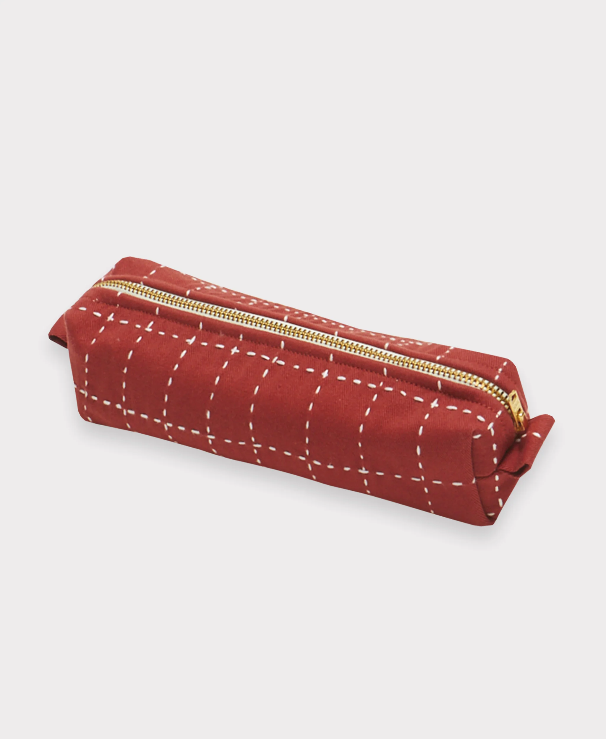 Grid-Stitch Small Toiletry Bag - Image 5