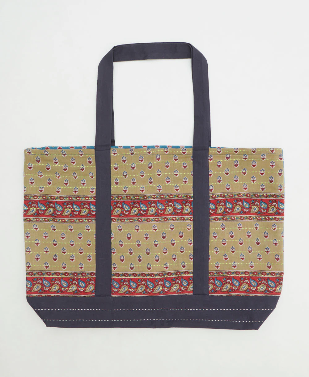 Kantha Canvas Tote Bag - No. 260301