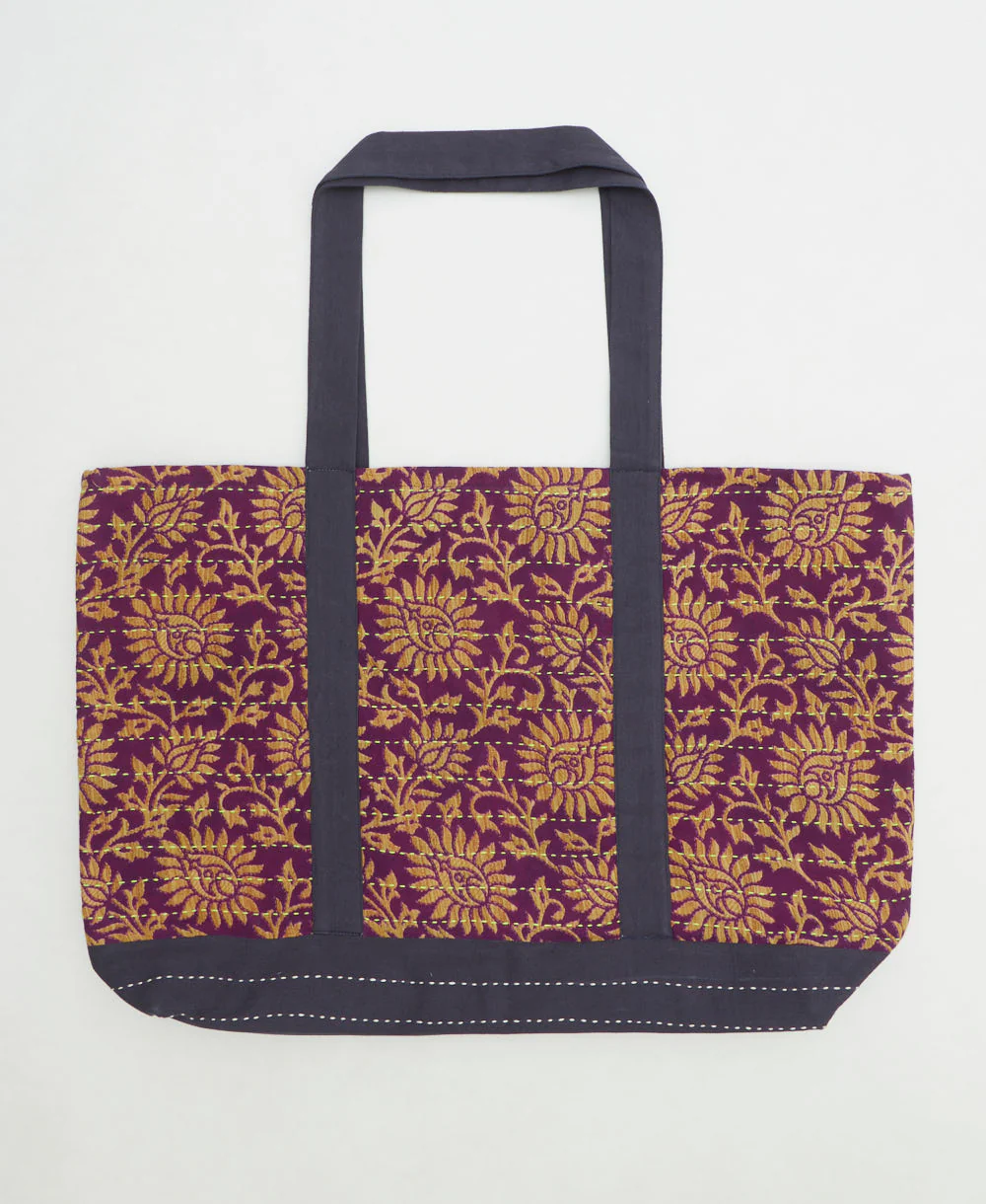 Kantha Canvas Tote Bag - No. 260305 - Image 2