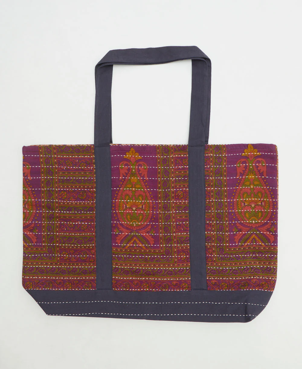 Kantha Canvas Tote Bag - No. 260306
