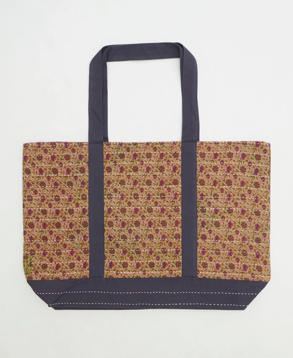 Kantha Canvas Tote Bag - No. 260306 - Image 2