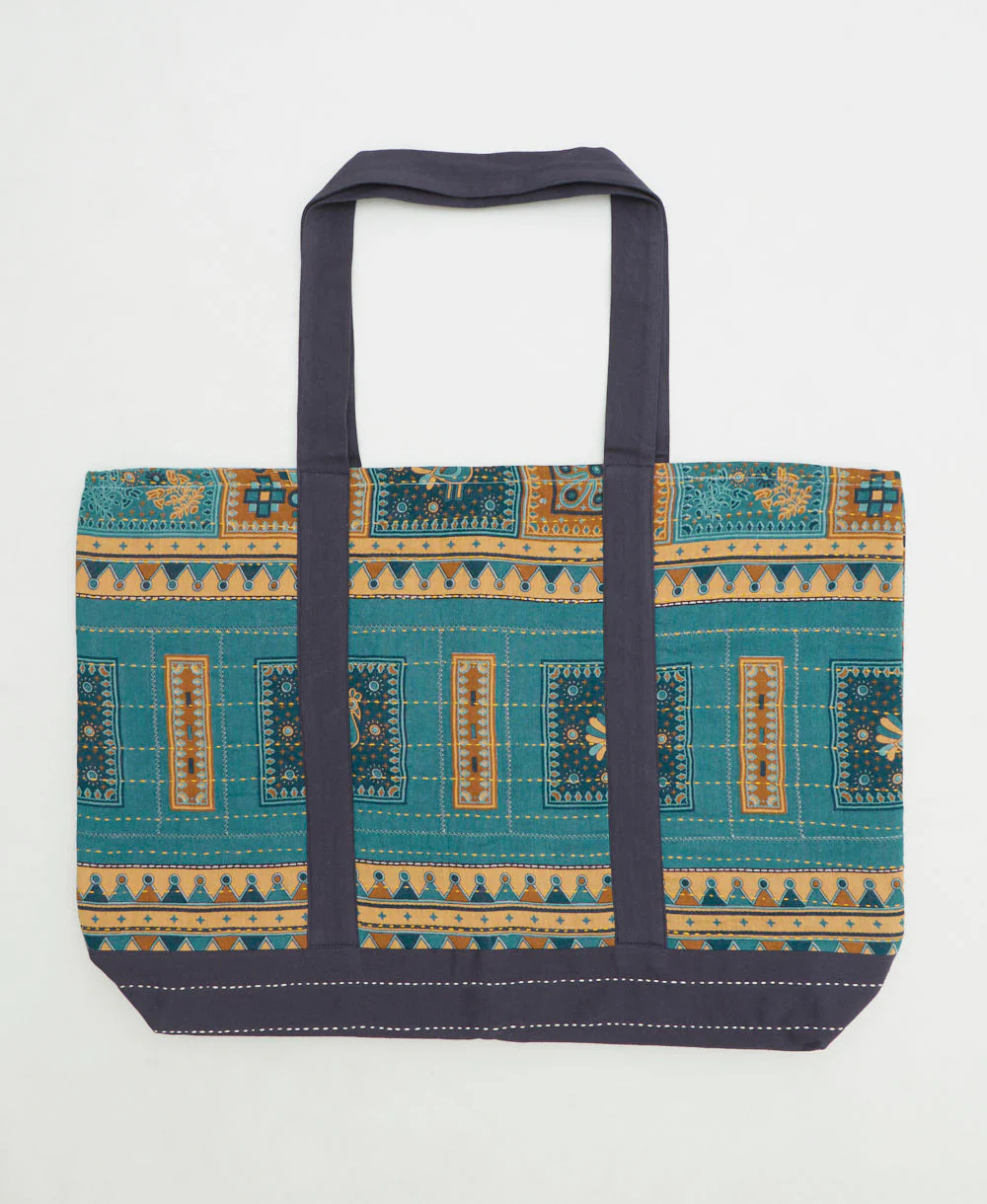 Kantha Canvas Tote Bag - No. 260307