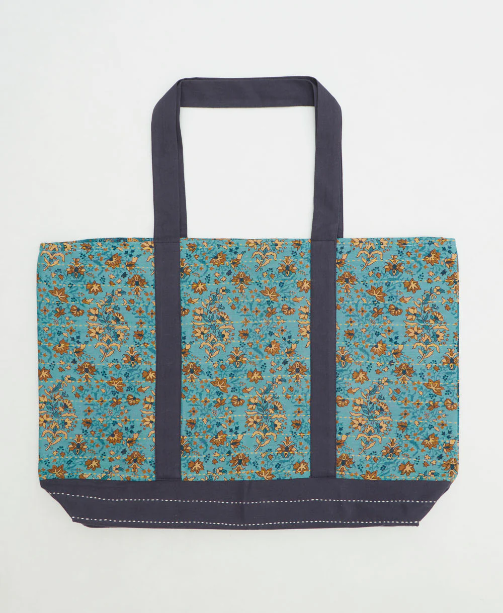 Kantha Canvas Tote Bag - No. 260307 - Image 2