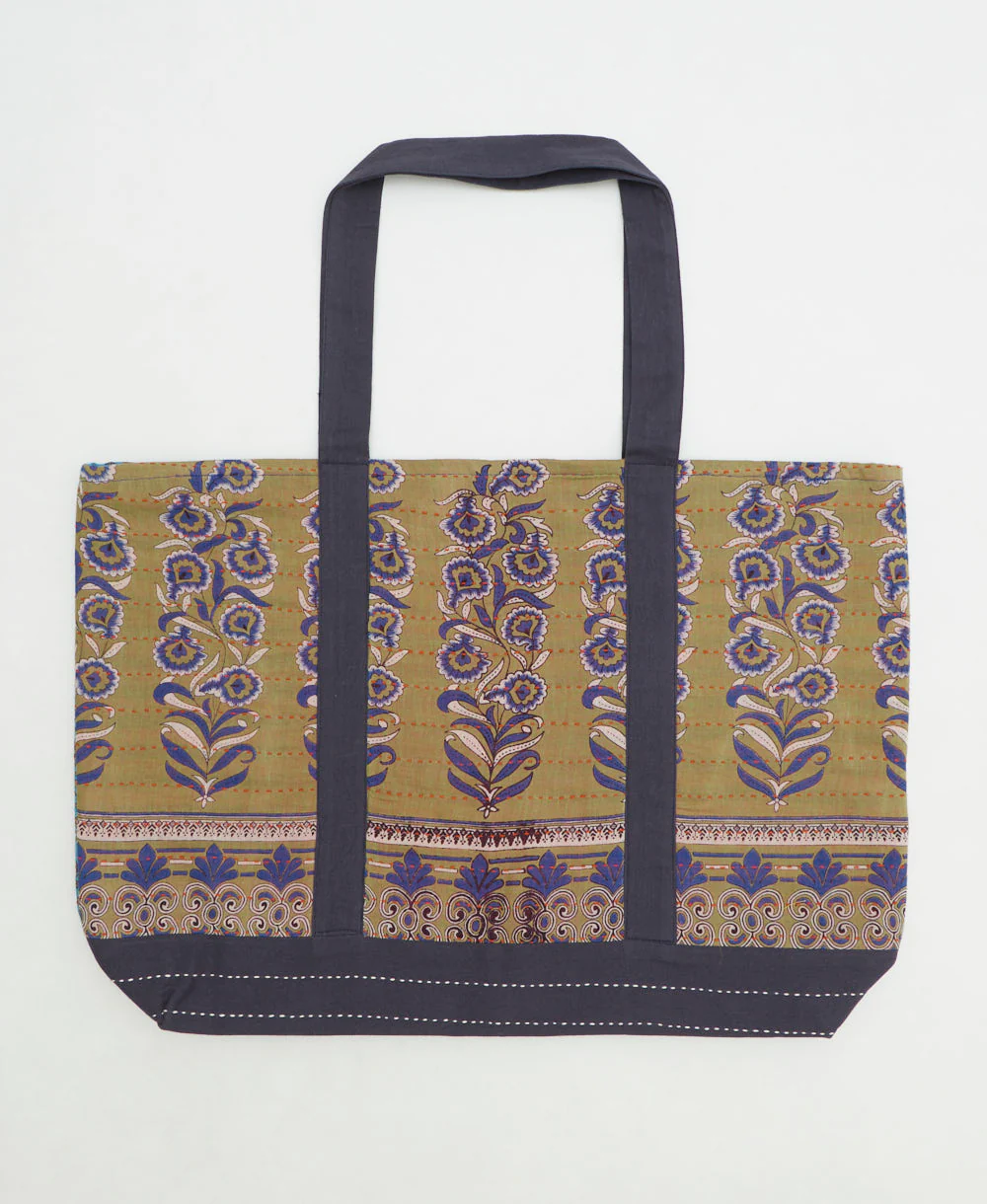 Kantha Canvas Tote Bag - No. 260308