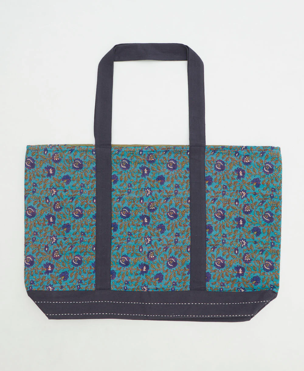 Kantha Canvas Tote Bag - No. 260308 - Image 2