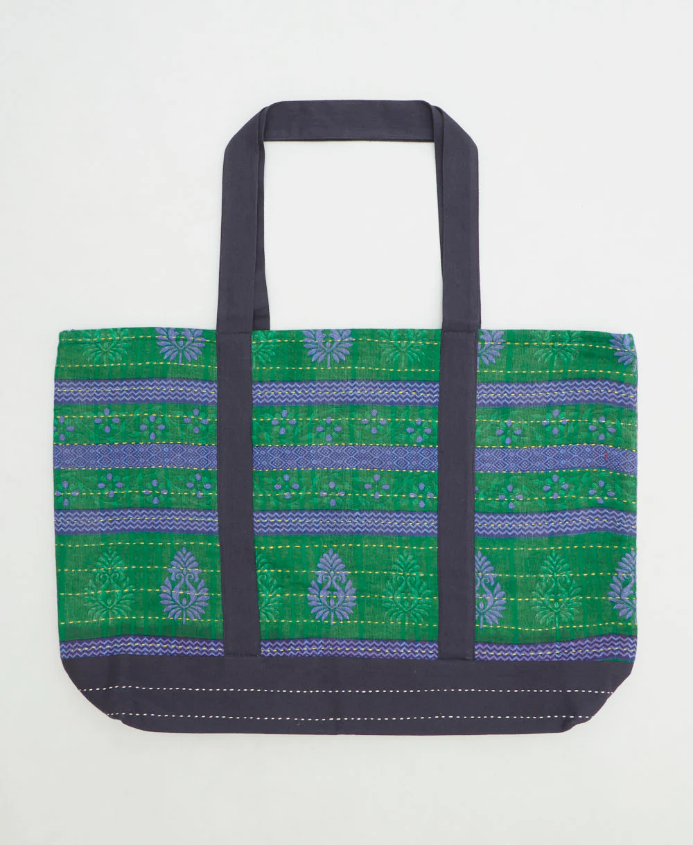 Kantha Canvas Tote Bag - No. 260309