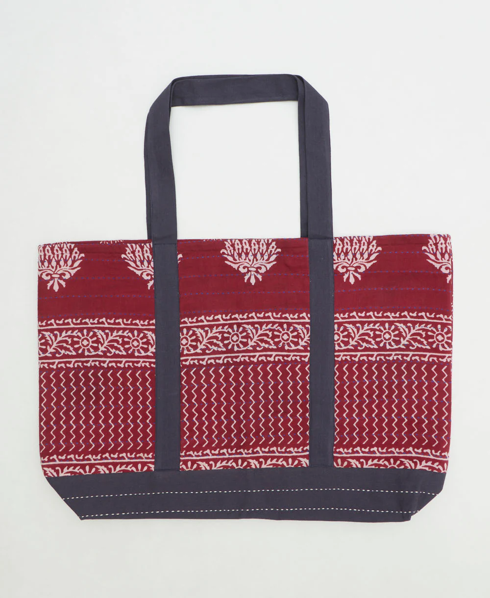 Kantha Canvas Tote Bag - No. 260314