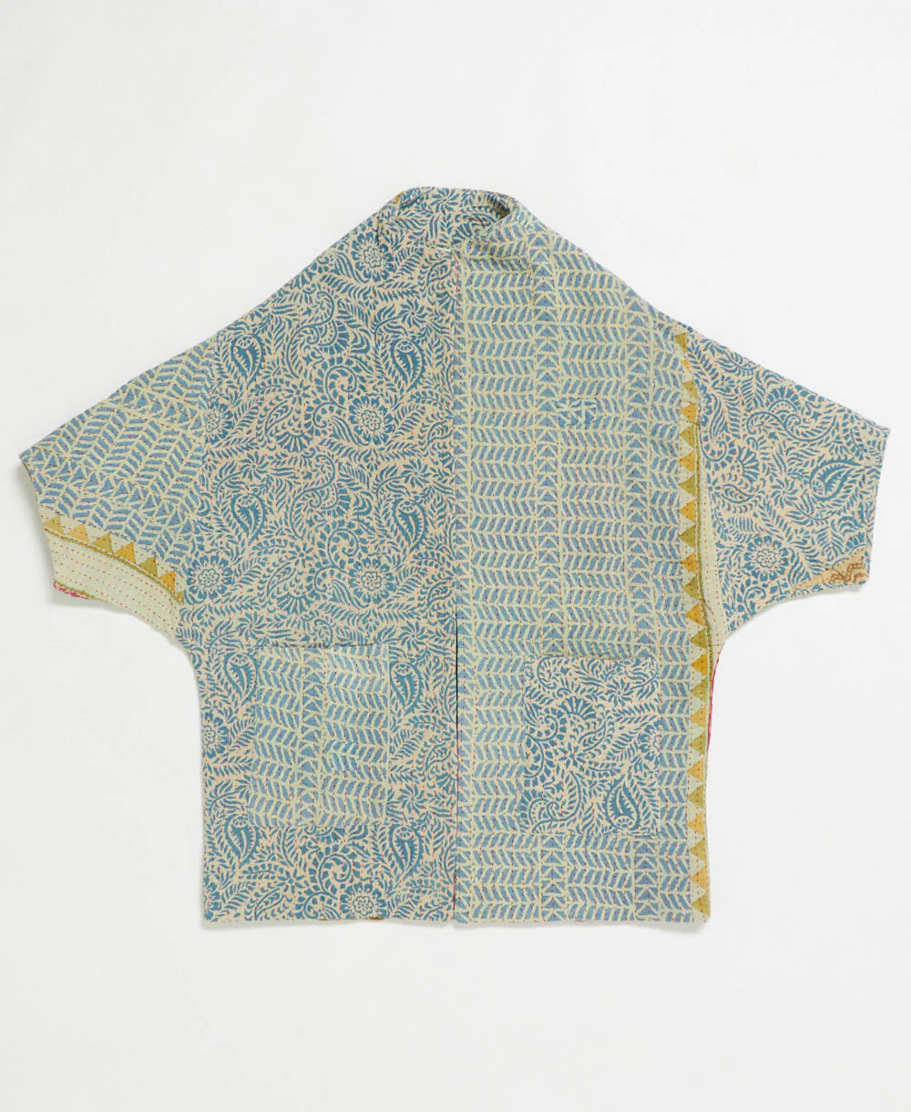 Kantha Cocoon Quilted Jacket - No. 250706 - Image 2