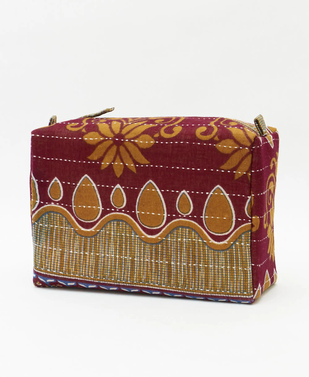 Kantha Large Toiletry Bag - No. 250802 - Image 2