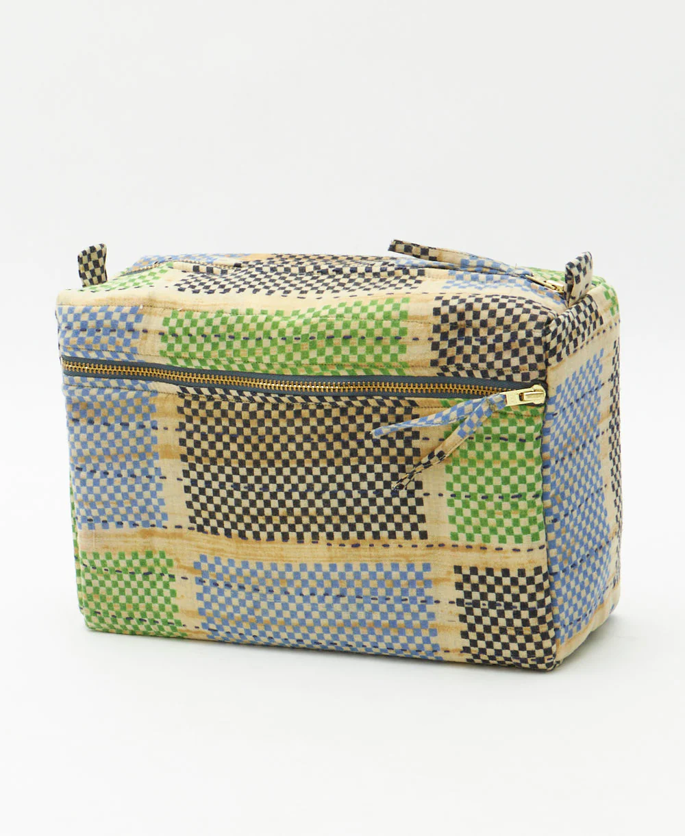 Kantha Large Toiletry Bag - No. 260305