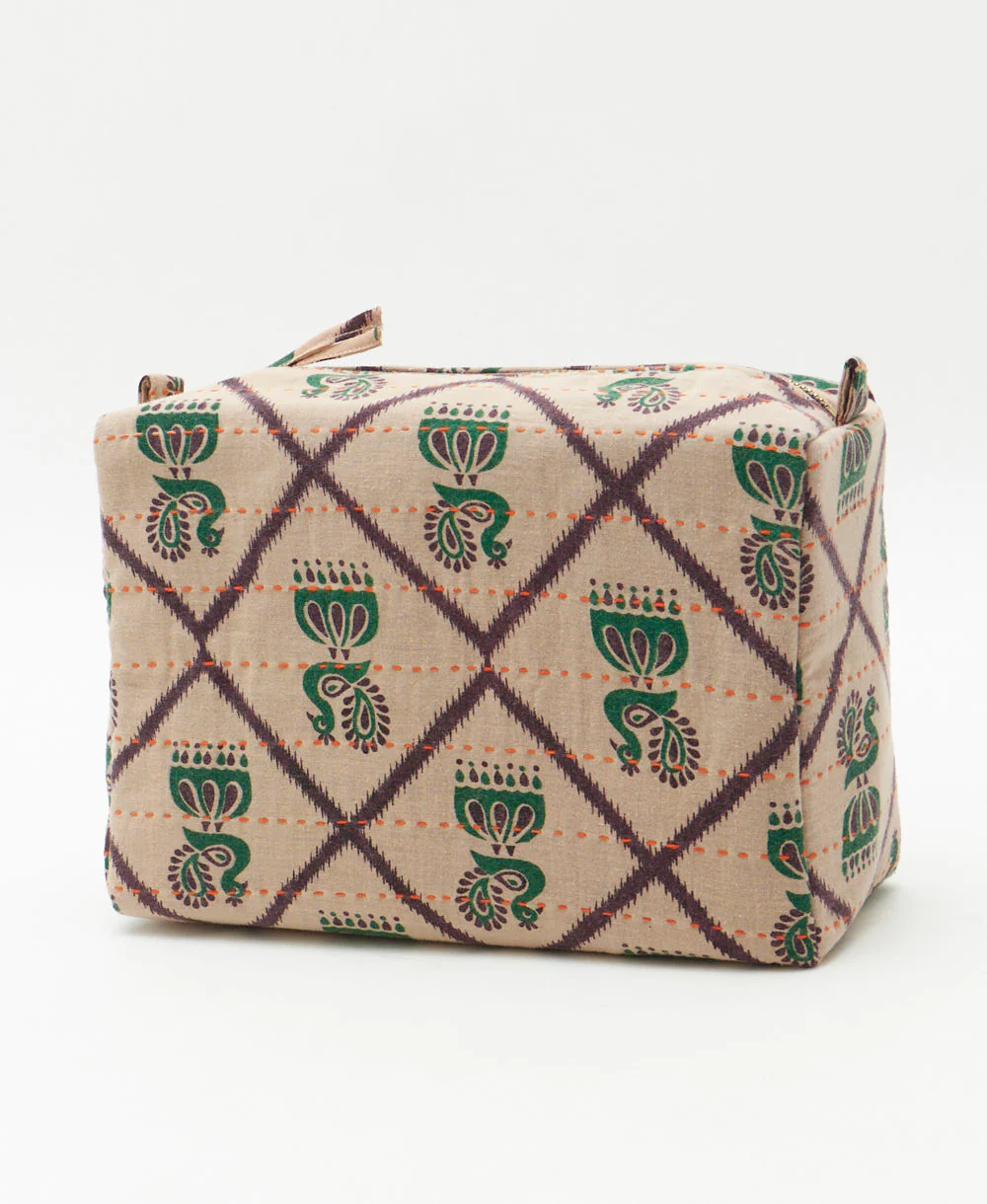 Kantha Large Toiletry Bag - No. 260308 - Image 2