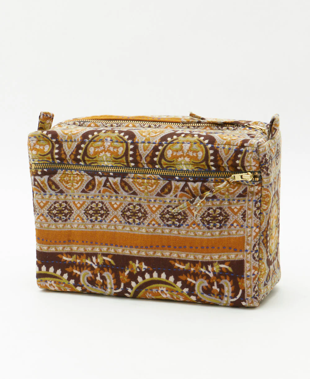 Kantha Large Toiletry Bag - No. 260313