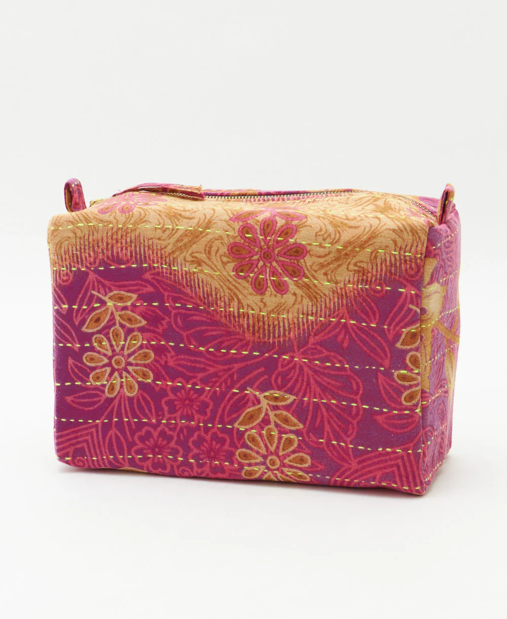 Kantha Large Toiletry Bag - No. 260316 - Image 2