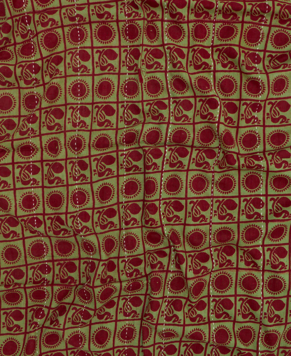 Kantha Long Scarf - No. 250719 - Image 2