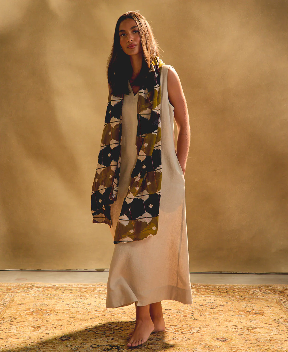Kantha Long Scarf - No. 260311 - Image 3