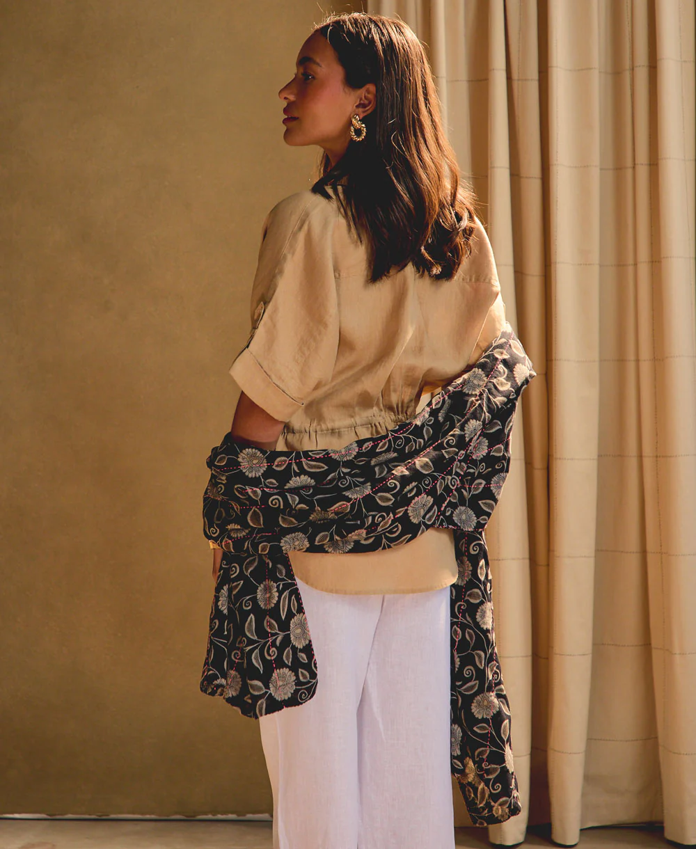 Kantha Long Scarf - No. 260325 - Image 3