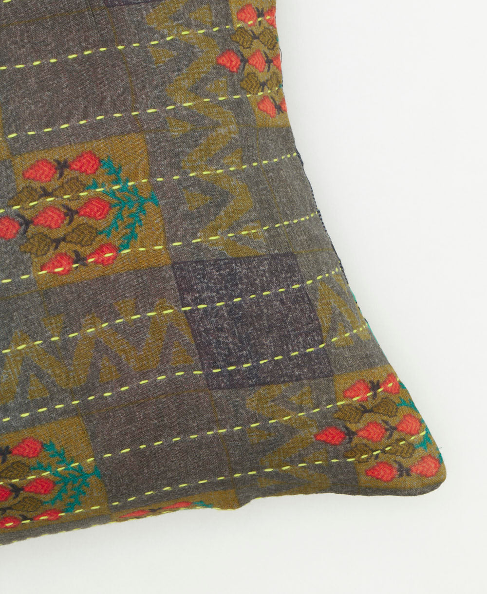 Kantha Lumbar Pillow - No. 260109 - Image 3
