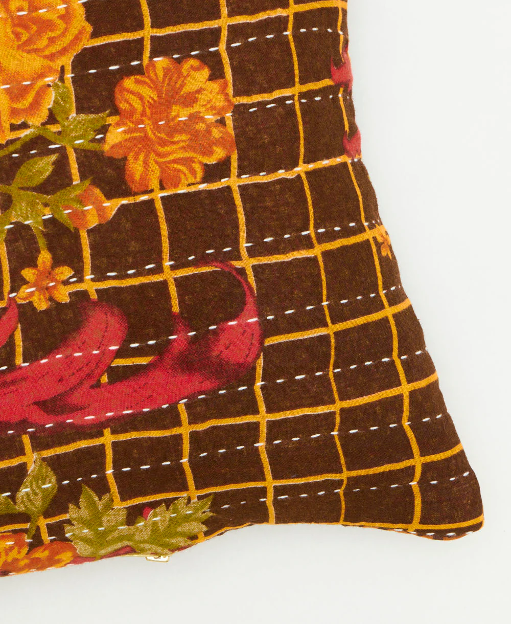 Kantha Lumbar Pillow - No. 260202 - Image 3