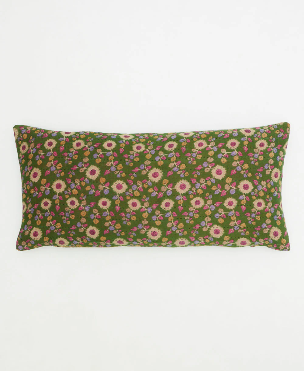 Kantha Lumbar Pillow - No. 260211