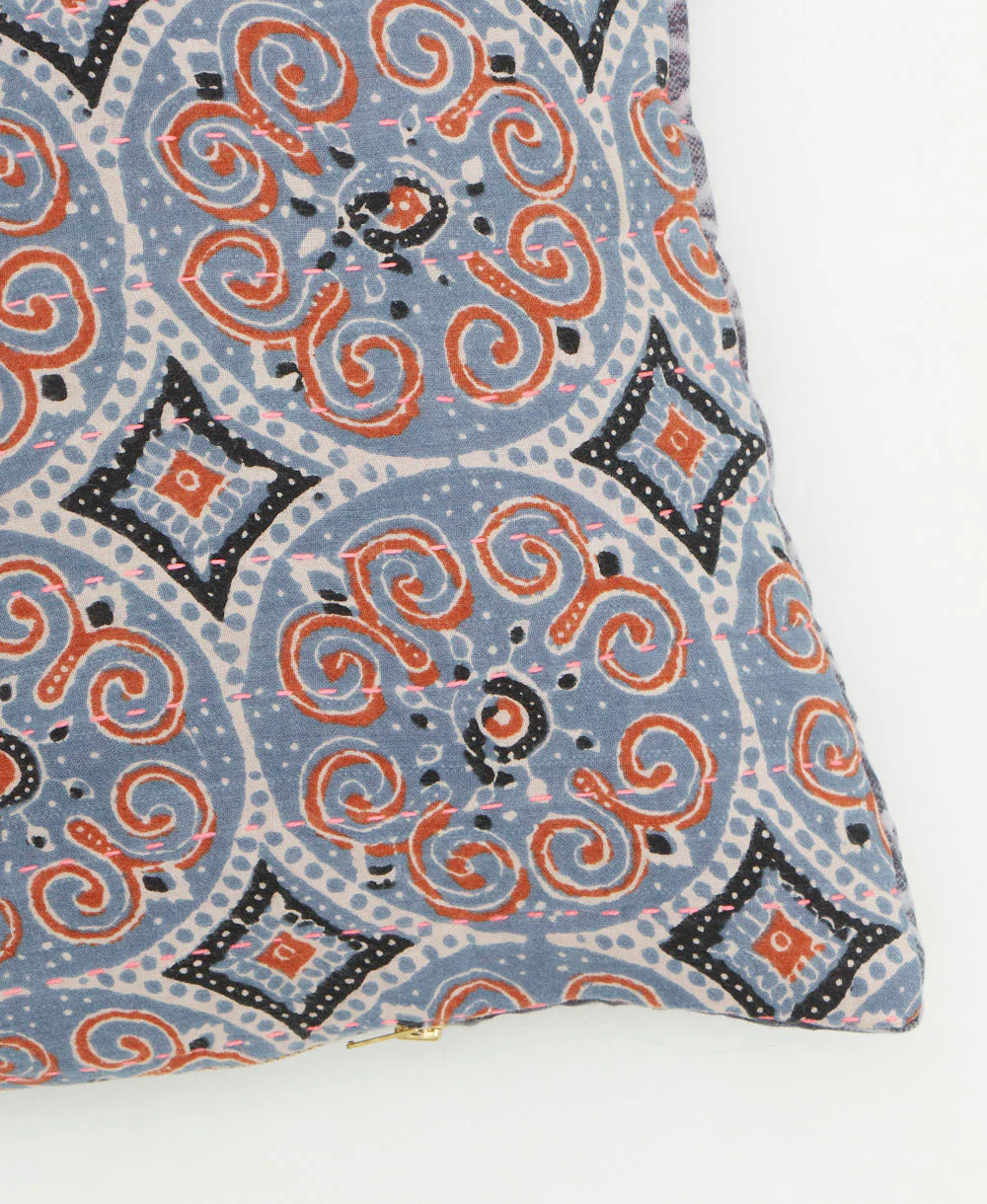 Kantha Lumbar Pillow - No. 260307 - Image 3