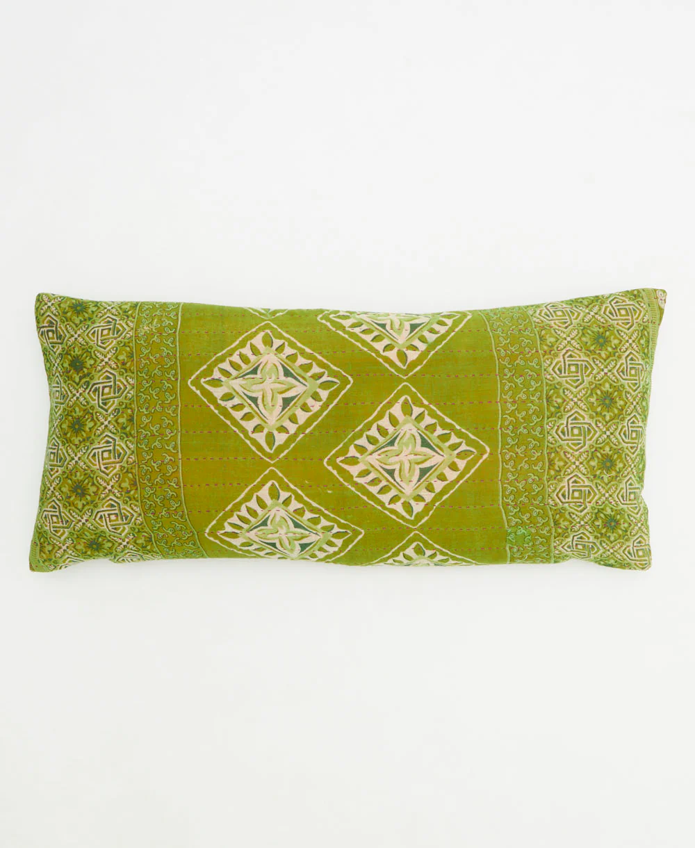 Kantha Lumbar Pillow - No. 260309