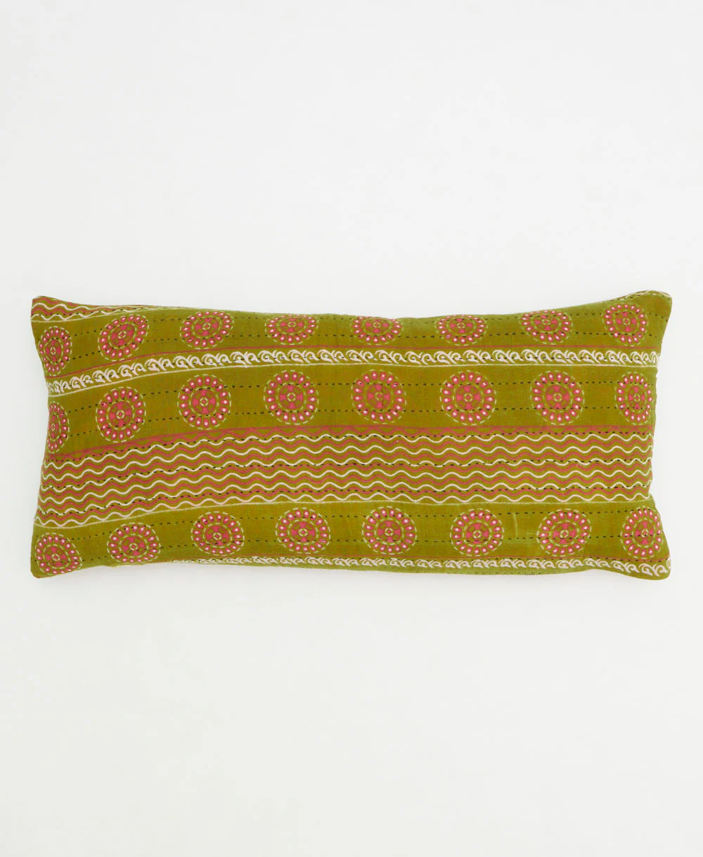 Kantha Lumbar Pillow - No. 260310 - Image 2