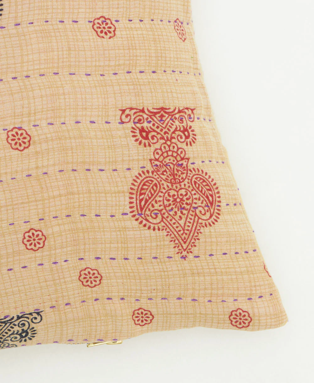 Kantha Lumbar Pillow - No. 260312 - Image 3