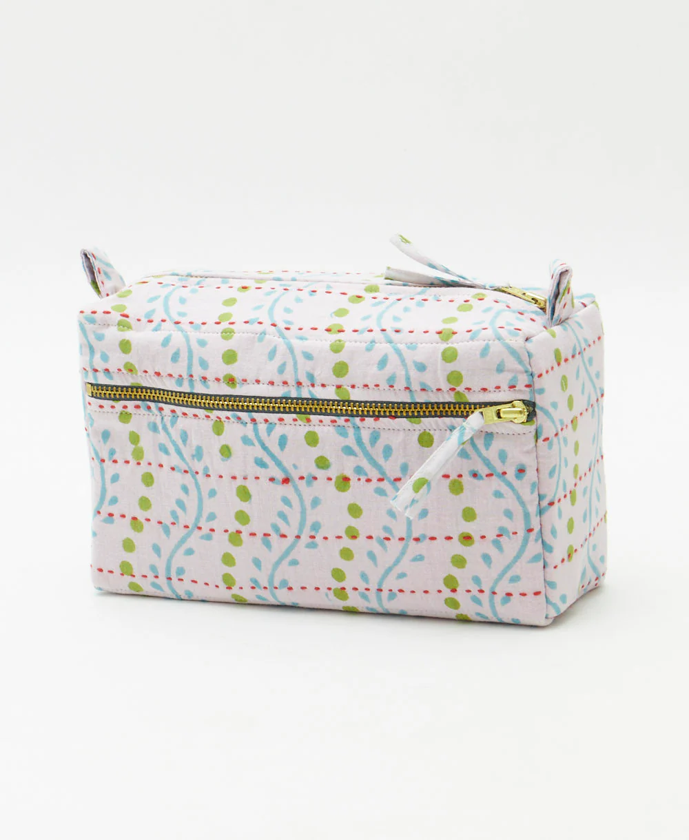 Kantha Medium Toiletry Bag - No. 260301