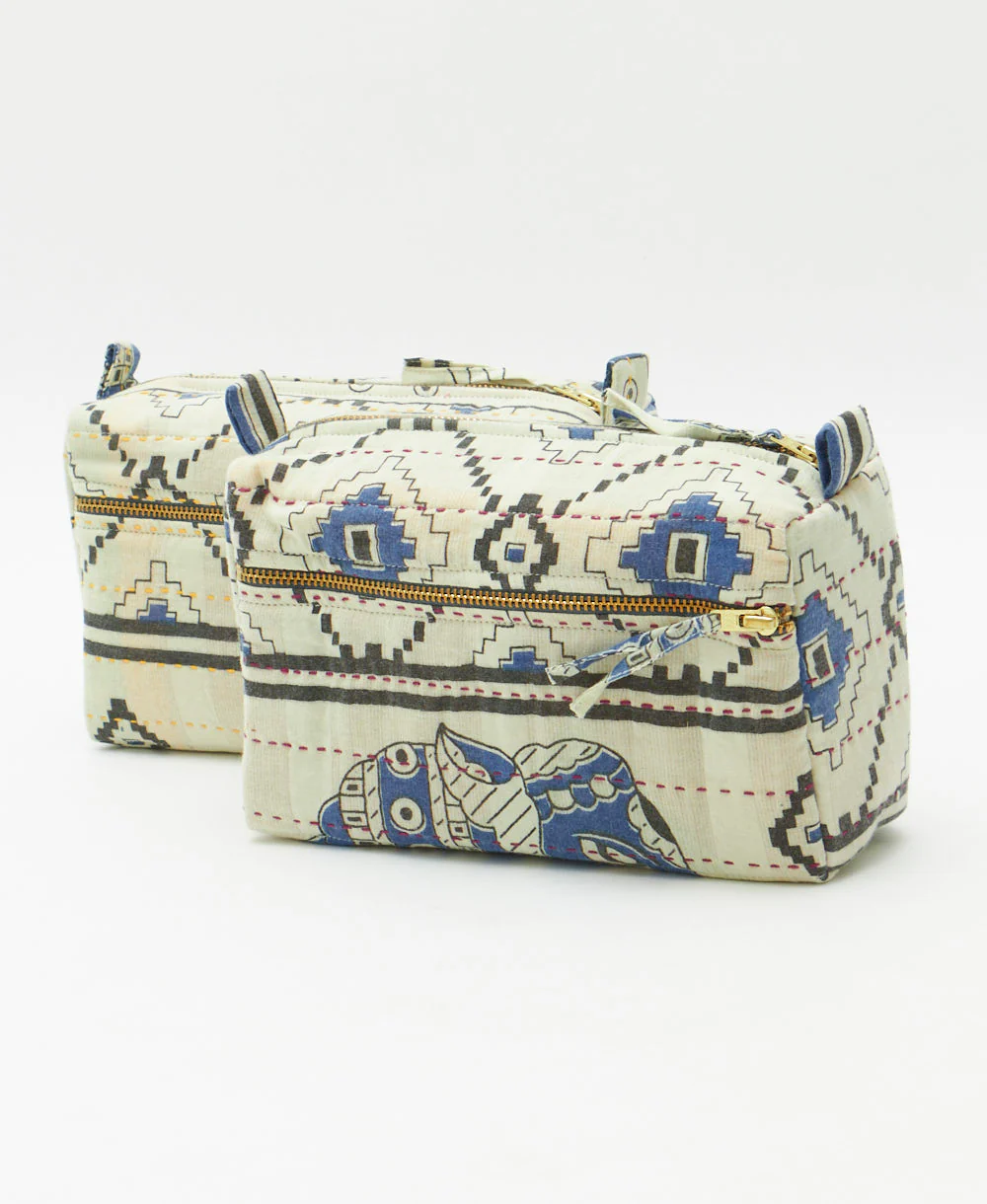 Kantha Medium Toiletry Bag - No. 260303 - Image 3