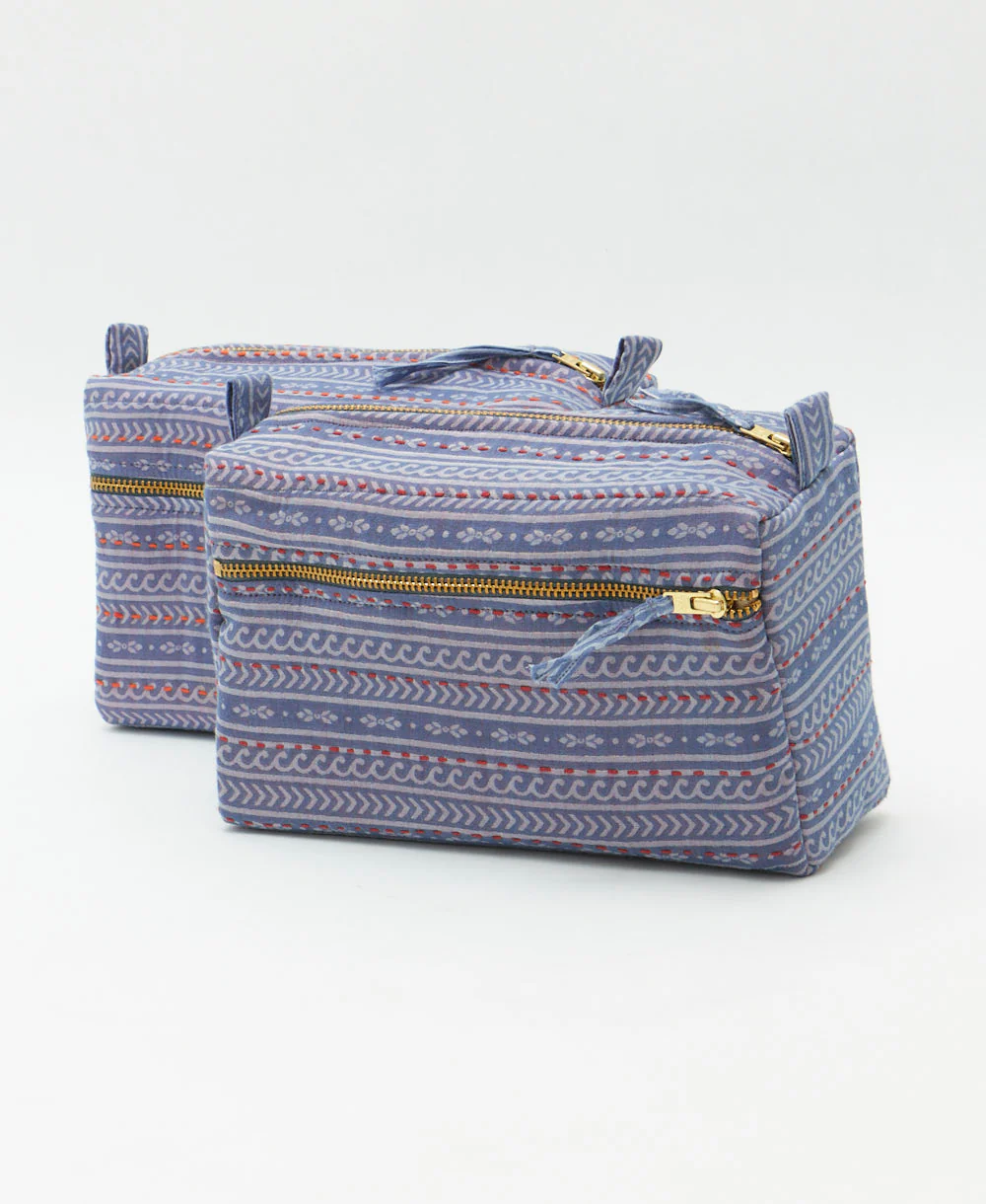 Kantha Medium Toiletry Bag - No. 260304 - Image 3