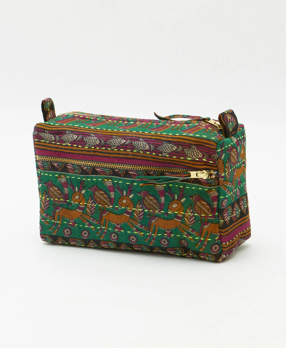 Kantha Medium Toiletry Bag - No. 260306