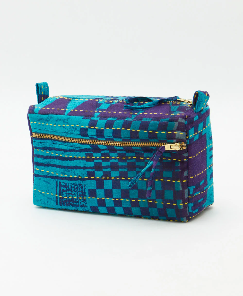 Kantha Medium Toiletry Bag - No. 260311