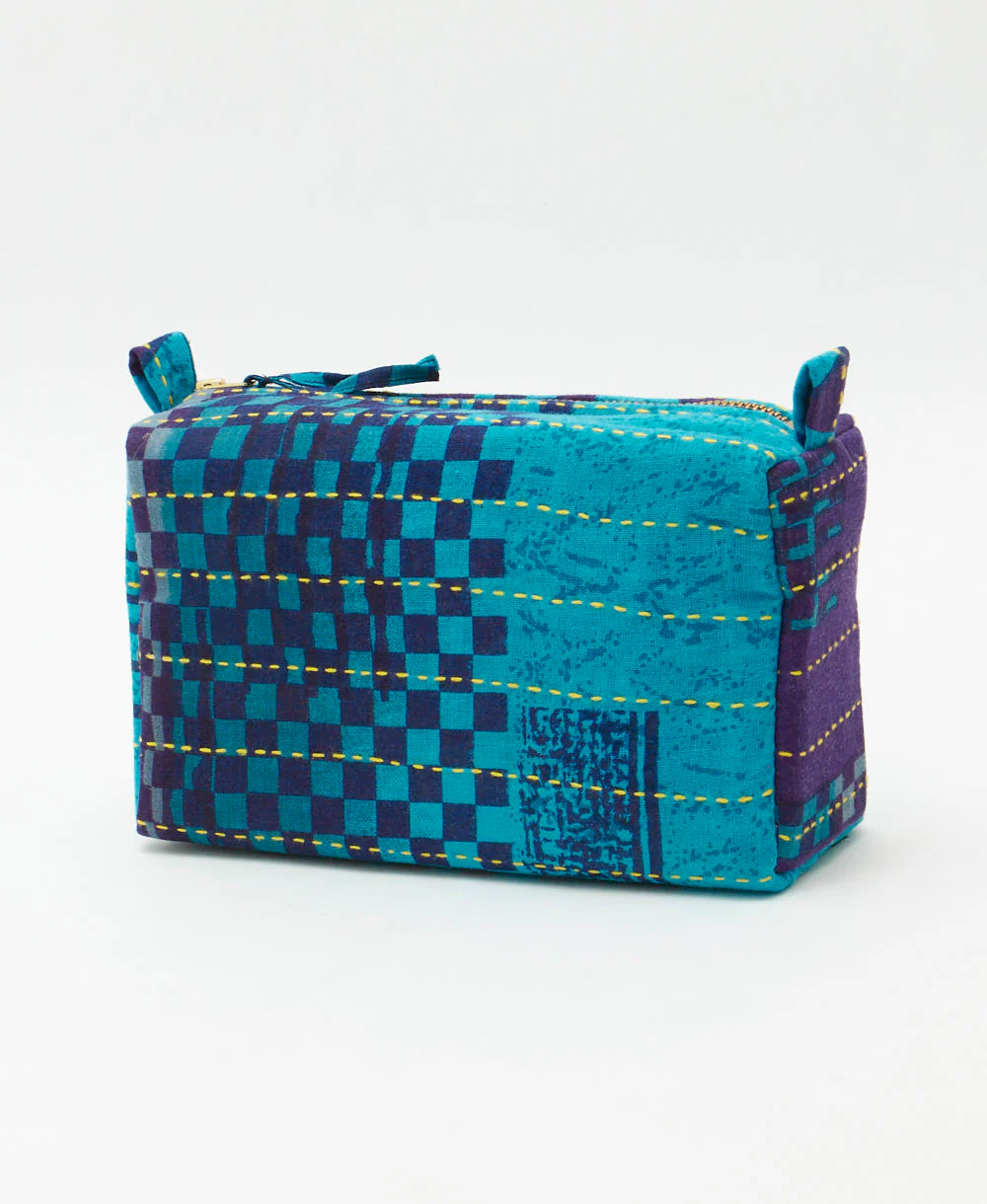 Kantha Medium Toiletry Bag - No. 260311 - Image 2