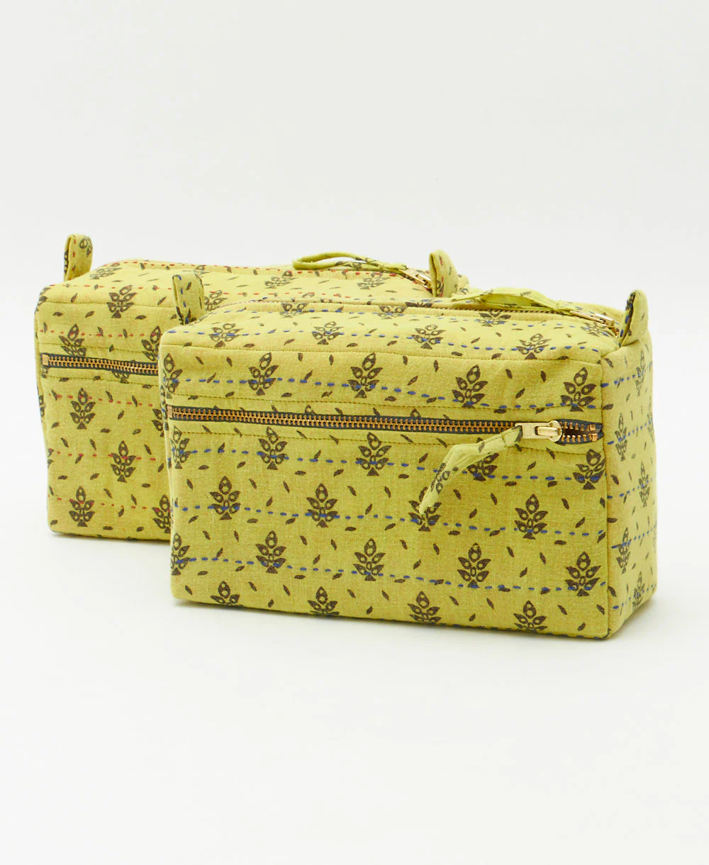 Kantha Medium Toiletry Bag - No. 260315 - Image 3