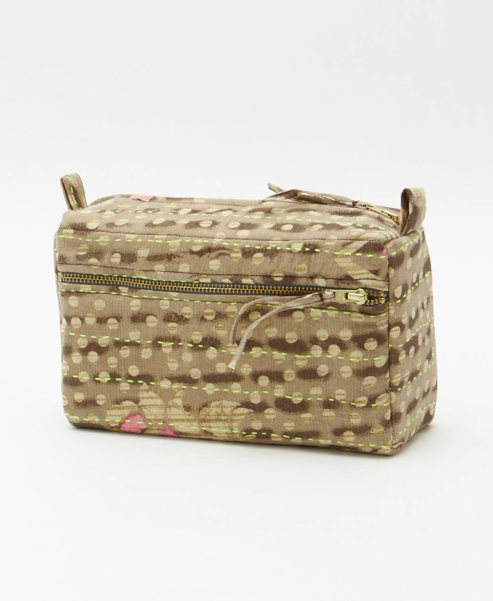 Kantha Medium Toiletry Bag - No. 260320