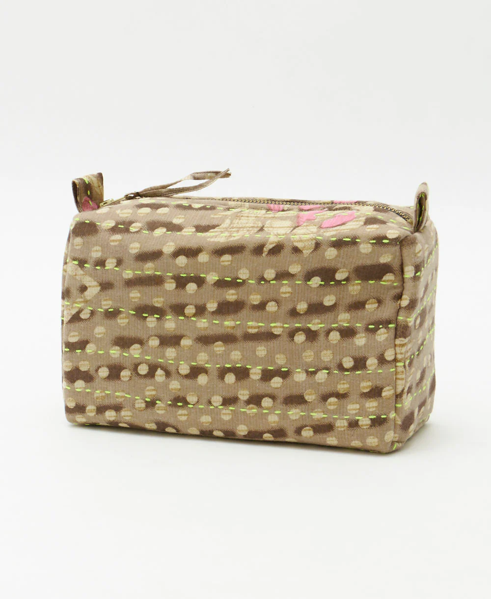 Kantha Medium Toiletry Bag - No. 260320 - Image 2