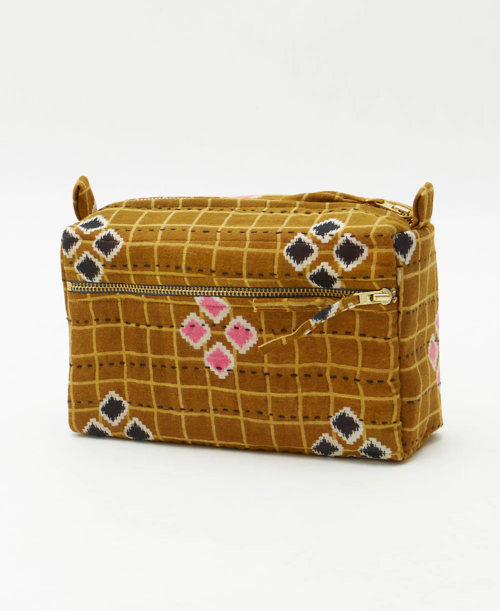 Kantha Medium Toiletry Bag - No. 260321